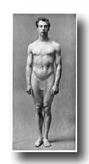 Male Figure Photography - Front View of the Male Figure - Alert and Ready