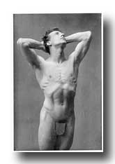 Male Figure Photography - Front View of a Male Figure Stretching