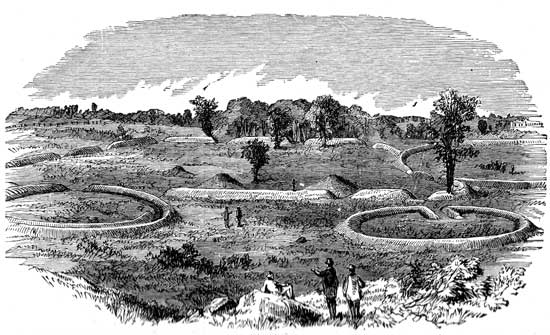 Mound Builders - Earthworks at Hopeton, Ohio