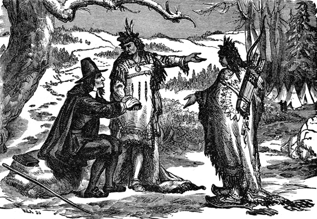 Native American Indians - Reception of Roger Wiliams
