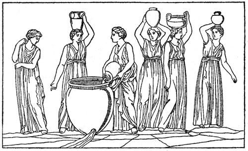 Roman Goddess Costume - The Danaids