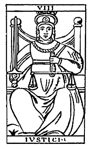 Tarot Cards - La Justice (Justice)